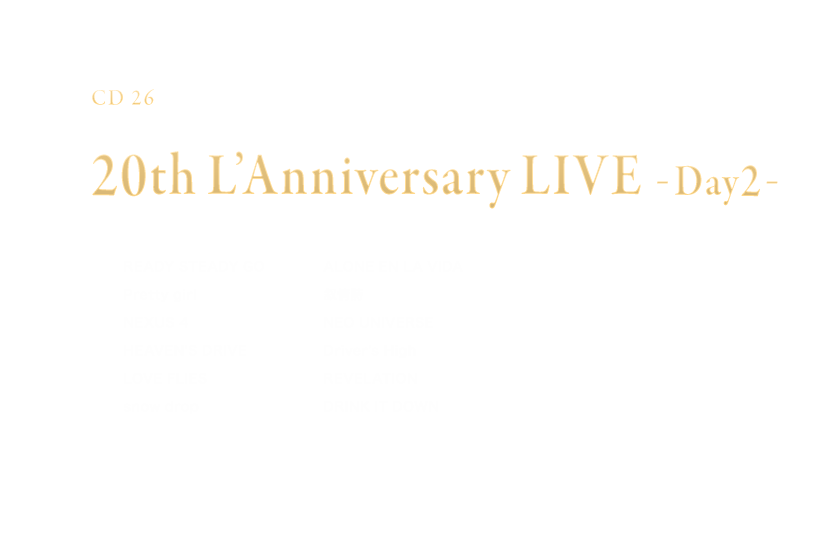 -Disc 26- u20th L'Anniversary LIVE -Day2-v